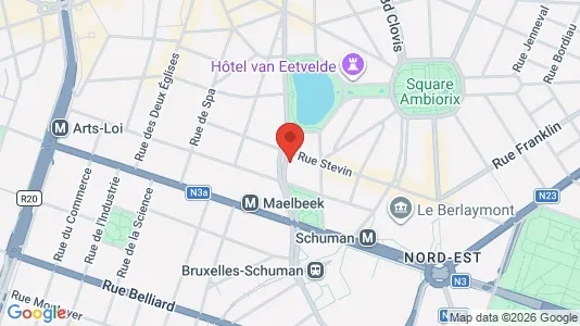 Apartments for rent i Stad Brussel - kort over placeringen
