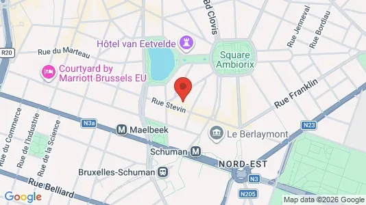 Apartments for rent i Stad Brussel - kort over placeringen