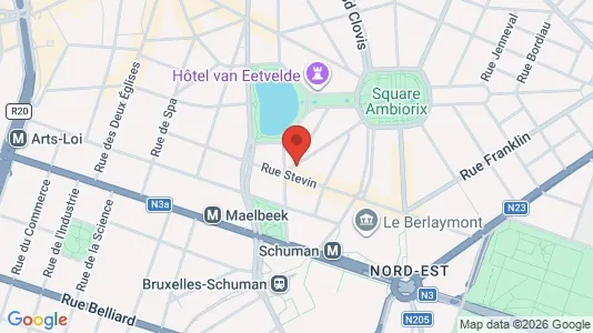Apartments for rent i Stad Brussel - kort over placeringen