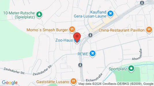 Apartments for rent i Gera - kort over placeringen