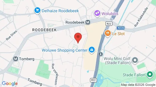 Apartments for rent i Brussels Sint-Lambrechts-Woluwe - kort over placeringen