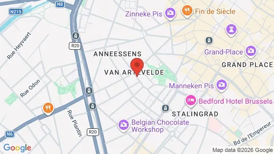 Apartments for rent i Stad Brussel - kort over placeringen
