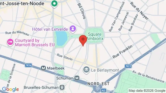 Apartments for rent i Stad Brussel - kort over placeringen