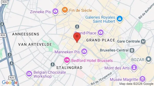 Apartments for rent i Stad Brussel - kort over placeringen