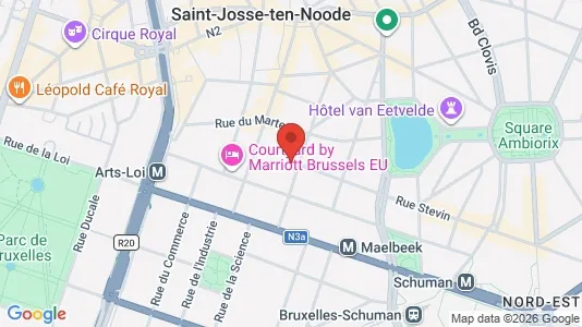 Apartments for rent i Stad Brussel - kort over placeringen