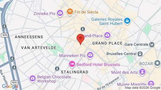Apartments for rent i Stad Brussel - kort over placeringen