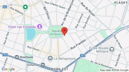 Apartments for rent i Stad Brussel - kort over placeringen