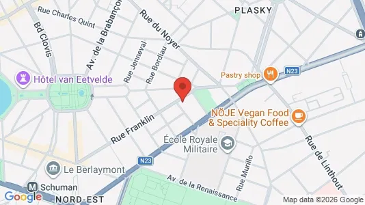Apartments for rent i Stad Brussel - kort over placeringen