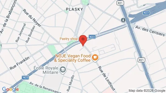 Apartments for rent i Brussels Schaarbeek - kort over placeringen