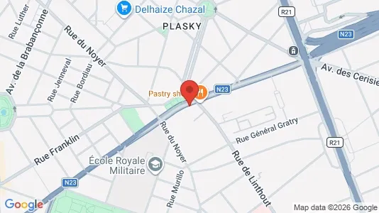 Apartments for rent i Brussels Schaarbeek - kort over placeringen