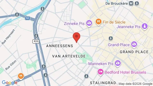 Apartments for rent i Stad Brussel - kort over placeringen