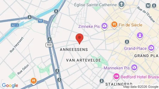 Apartments for rent i Stad Brussel - kort over placeringen