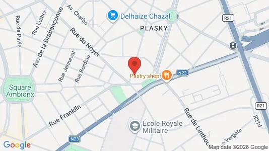 Apartments for rent i Brussels Schaarbeek - kort over placeringen