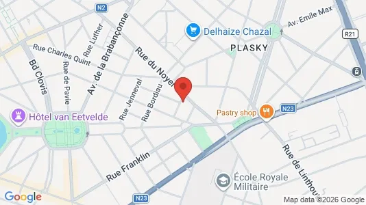 Apartments for rent i Stad Brussel - kort over placeringen