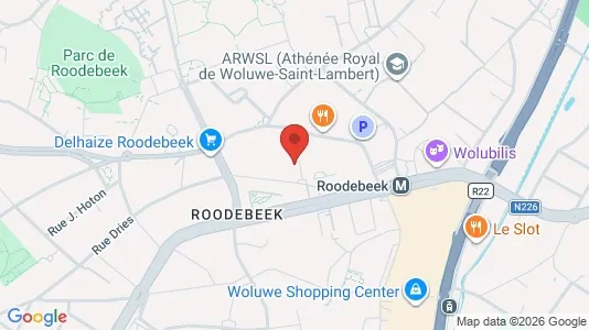 Apartments for rent i Brussels Sint-Lambrechts-Woluwe - kort over placeringen