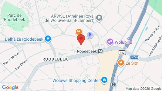 Apartments for rent i Brussels Sint-Lambrechts-Woluwe - kort over placeringen