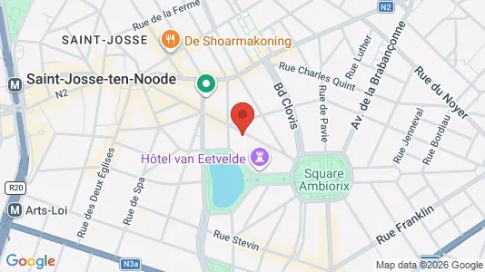 Apartments for rent i Stad Brussel - kort over placeringen