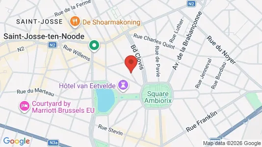 Apartments for rent i Stad Brussel - kort over placeringen