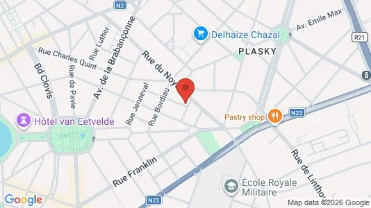 Apartments for rent i Stad Brussel - kort over placeringen