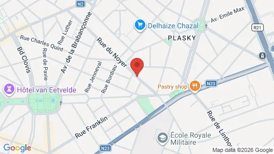 Apartments for rent i Brussels Schaarbeek - kort over placeringen
