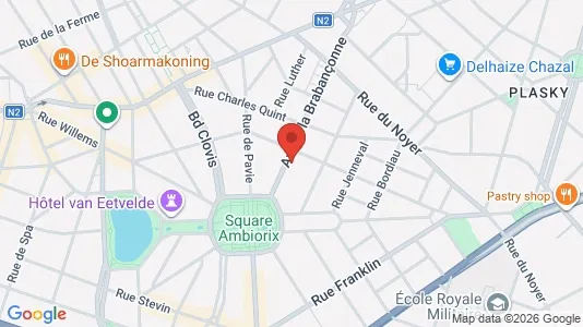 Apartments for rent i Stad Brussel - kort over placeringen