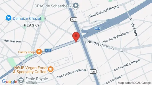 Apartments for rent i Brussels Schaarbeek - kort over placeringen
