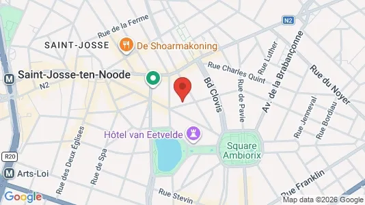 Apartments for rent i Stad Brussel - kort over placeringen