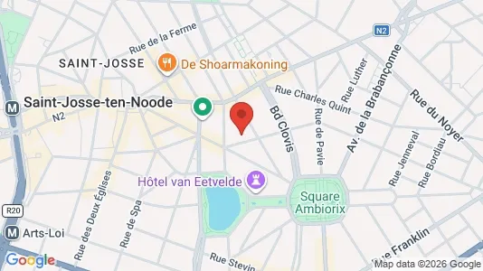 Apartments for rent i Stad Brussel - kort over placeringen