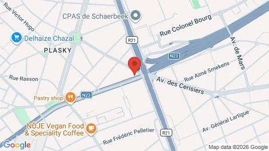 Apartments for rent i Brussels Schaarbeek - kort over placeringen