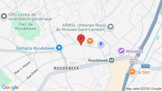 Apartments for rent i Brussels Sint-Lambrechts-Woluwe - kort over placeringen