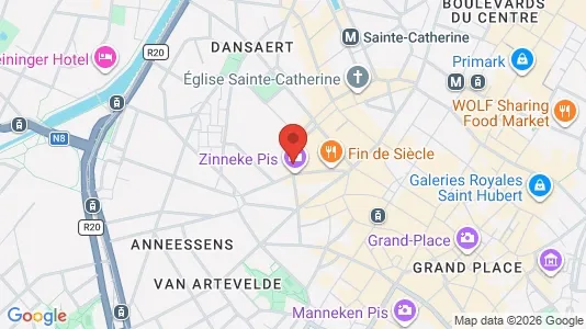Apartments for rent i Stad Brussel - kort over placeringen