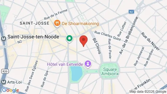 Apartments for rent i Stad Brussel - kort over placeringen