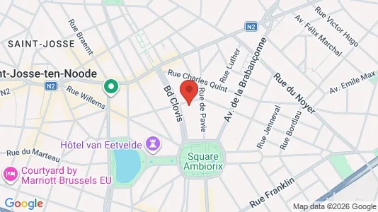 Apartments for rent i Stad Brussel - kort over placeringen