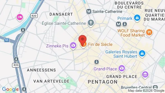 Apartments for rent i Stad Brussel - kort over placeringen