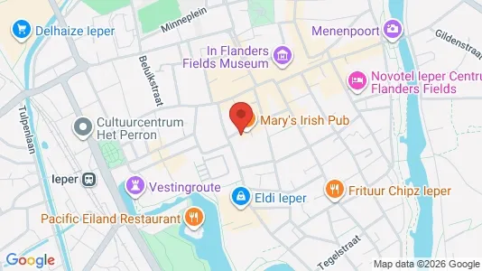 Apartments for rent i Ieper - kort over placeringen