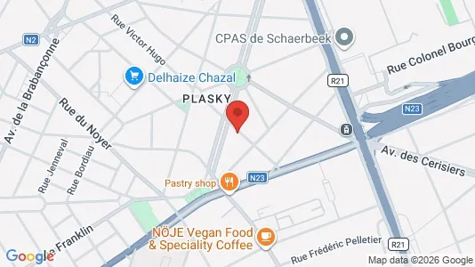 Apartments for rent i Brussels Schaarbeek - kort over placeringen