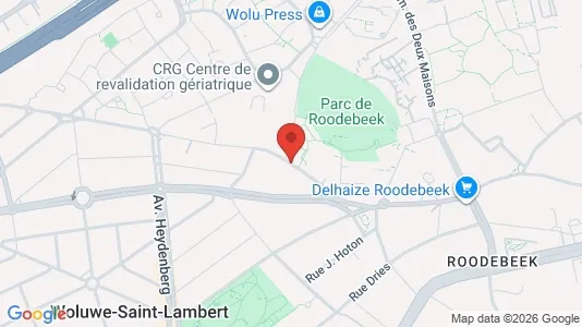 Apartments for rent i Brussels Sint-Lambrechts-Woluwe - kort over placeringen