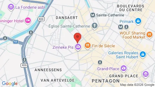 Apartments for rent i Stad Brussel - kort over placeringen