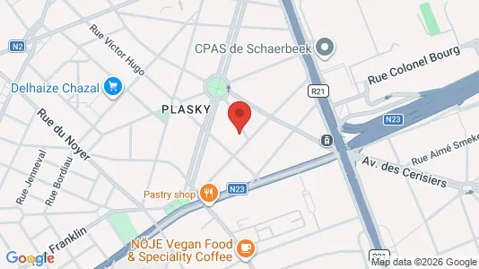 Apartments for rent i Brussels Schaarbeek - kort over placeringen