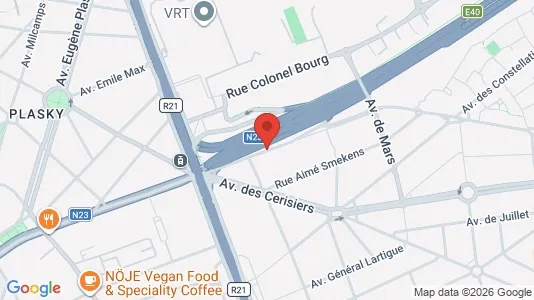 Apartments for rent i Brussels Schaarbeek - kort over placeringen