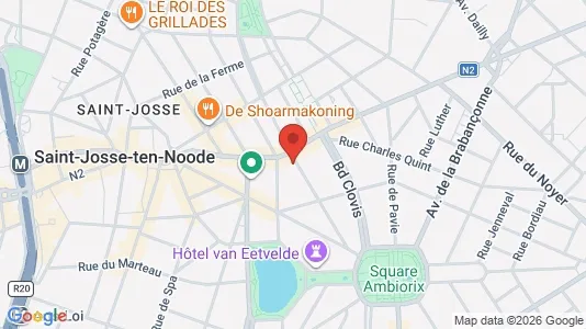 Apartments for rent i Stad Brussel - kort over placeringen