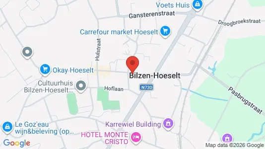 Apartments for rent i Hoeselt - kort over placeringen