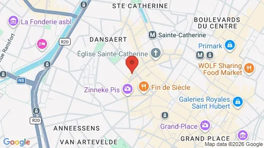 Apartments for rent i Stad Brussel - kort over placeringen
