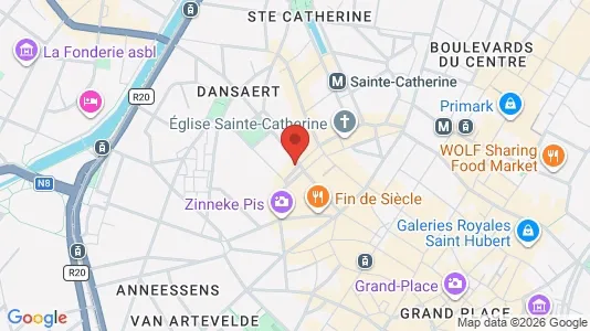 Apartments for rent i Stad Brussel - kort over placeringen