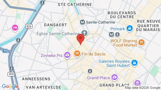 Apartments for rent i Stad Brussel - kort over placeringen