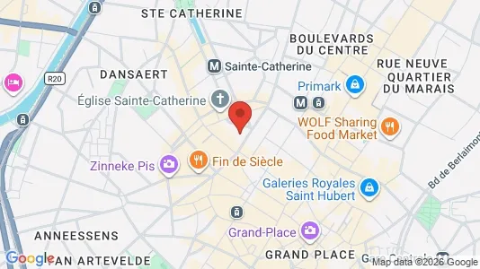 Apartments for rent i Stad Brussel - kort over placeringen