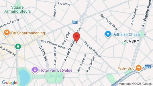 Apartments for rent i Stad Brussel - kort over placeringen