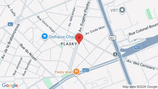 Apartments for rent i Brussels Schaarbeek - kort over placeringen