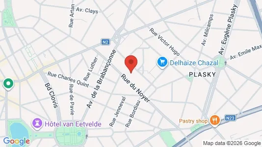 Apartments for rent i Brussels Schaarbeek - kort over placeringen