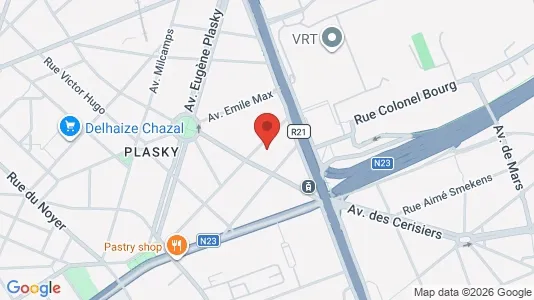 Apartments for rent i Brussels Schaarbeek - kort over placeringen